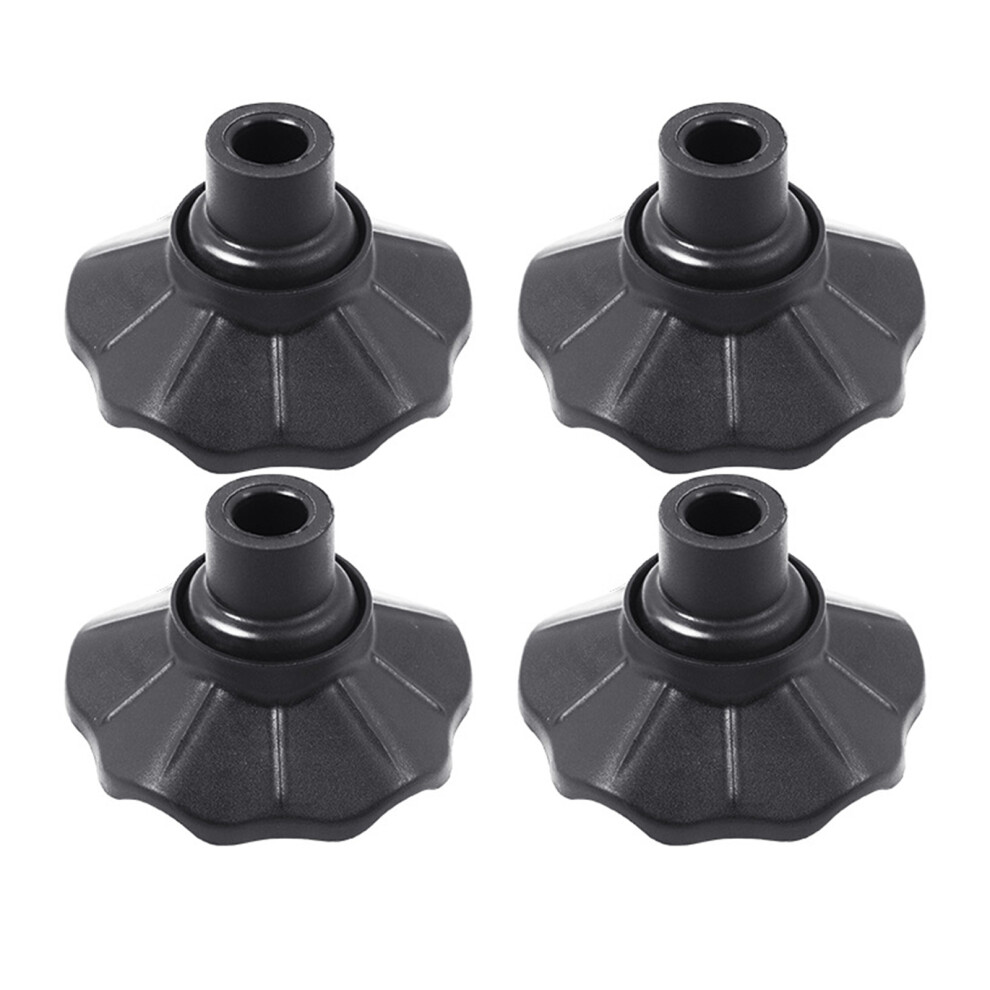4Pcs Camping Chair Floor Protector Mats Table Legs-14Mm Black 7704000123396