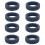 8PCS Easy to Install Wheel Protectors for Your Suitcase-Black 1