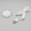 USB 5V3W LED Lamp With Round Base Energy-silver shell 4000k 4
