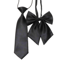 Fashion Neckties for Taking Photo Women Girls Casual-Black