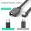 USB C to USB 2.0 Cable Short USB C to USB-1m Bend up down case 4