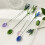 Flower Cake Spoon Mini Stirring Spoons Tableware-Pink 6