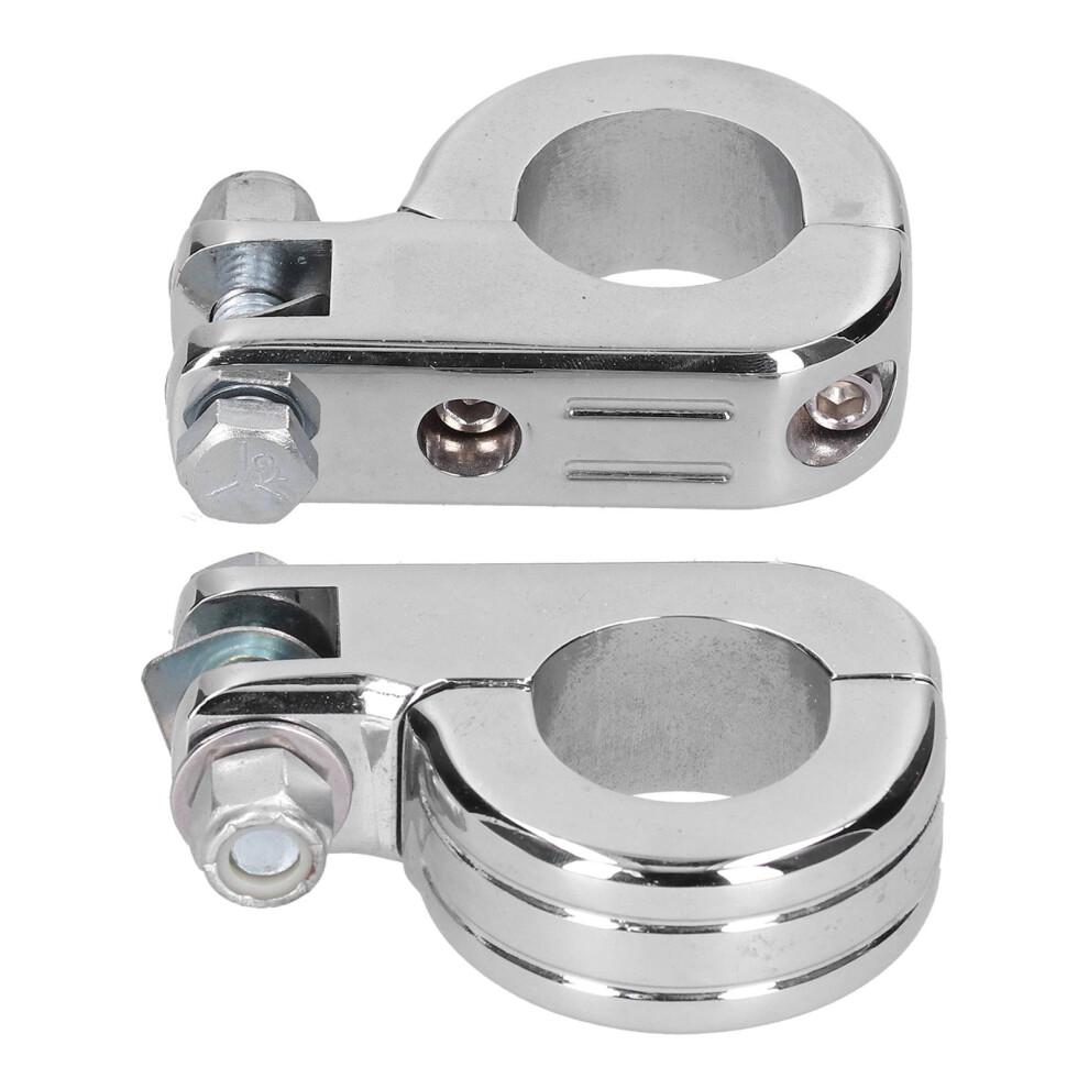 Aluminum Alloy Motorbike Footpeg Clamp Fit For Honda Suzuki Yamaha 9421359368886