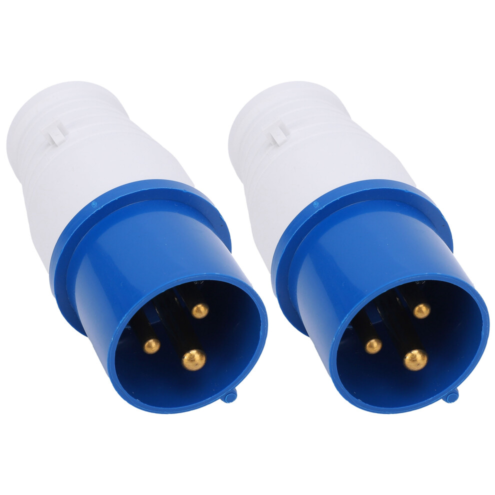2Pcs 16A Power Plug Waterproof Explosionproof 3Pin Industrial 220V 4611359367834