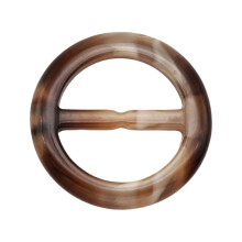 Resin Belt Buckle Suitable for Most Belt-15 coffee color roun