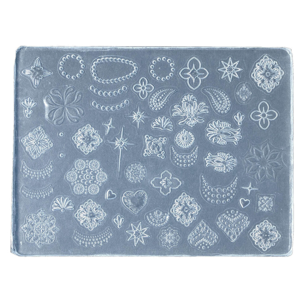 Nail Art Silicone Molds Embossing 3D Nail Mould Decorations-C71