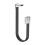 USB C to USB 2.0 Adapter Type C Male to-5cm Bend up down bare 1