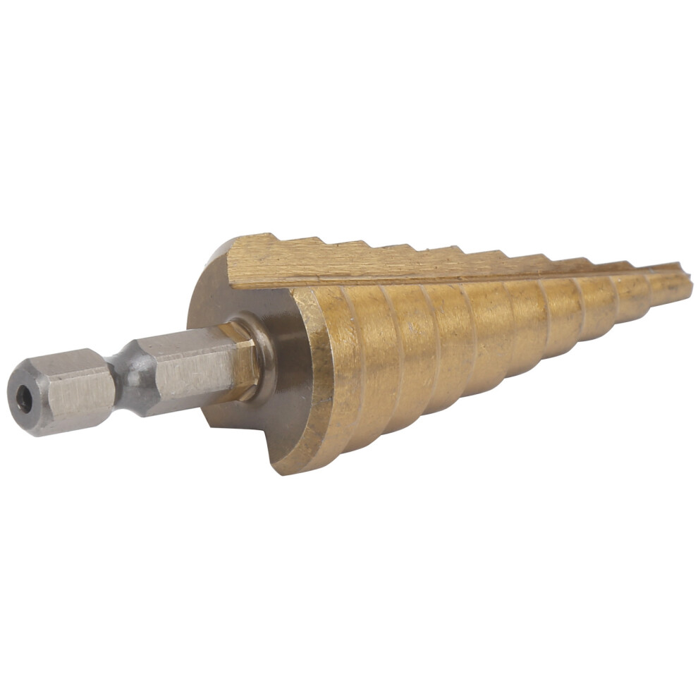 Durable Step Drill Bit 4Mm-22Mm With Laser Scale For Accurate Reaming 5031359369581