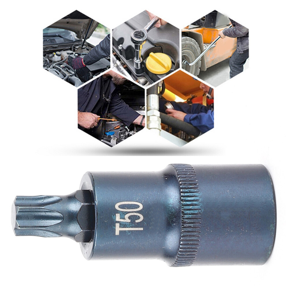 Quick Wrench Socket Star Screwdriver Bit T50 S2 Alloy Steel Bluing 55Mm 4001359369936
