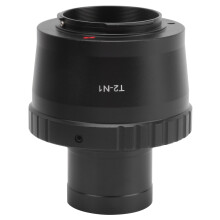 Aluminium 1,25 Zoll T-Montageadapter für Nikon N1 Kamera – Schwarz