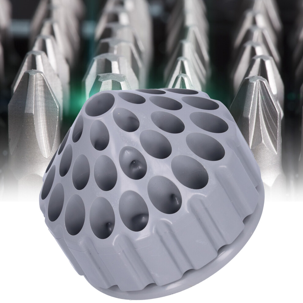 Rotatable Drill Bit Storage Stand With Drainage Holes 360 Access Durable 6951359370013
