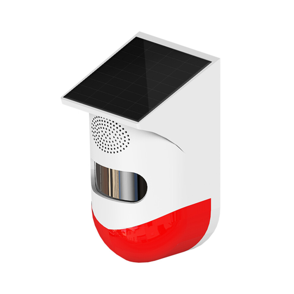 Wifi Solar Pir Motion Sensor With 120Db Waterproof Alarm Infrared Detector 7901359370673