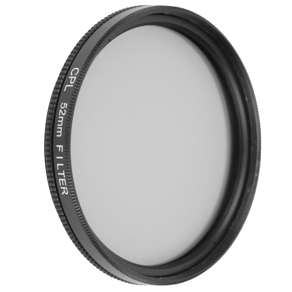 Junestar 52Mm Cpl Lens Filter For Dslr Cameras Aluminum Glass 3421359372025