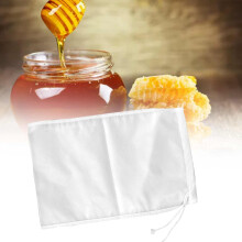 300 Mesh Nylon Food Strainer Reusable Filter Bag for Tea Wine Soy Milk Cooking