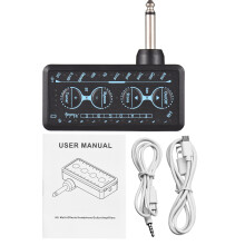 Rechargeable Multi-effects Guitar Headphone Amp with 10 Preamp & Tuner