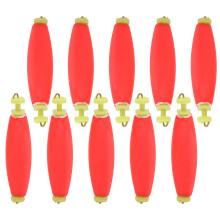 10 Stück EVA Angelzubehör Schwimmkörper Spring Float Bobs 65x15mm Vielseitig einsetzbar
