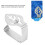 Leaves Pattern Stainless Steel Table Cloth Clip Non Slip Kitchen Fixer 4