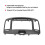 Façade 2DIN Gris pour Elantra 2006-2011 6