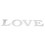 Mirror Heart Shape Wall Sticker 13cm Silver 3D DIY Decor 9