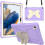 Étui pour iPad Mini 6 8,3" avec Support Papillon et Bandoulière Violet 1
