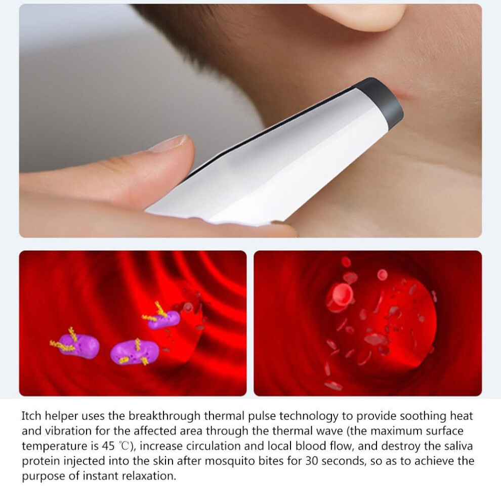 White Portable Antipruritic Stick For Insect Bites, 650Mah,
