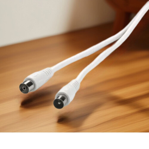 Vivanco Câble d'antenne 1.5m. 90dB Blanc Modèle 48502 WT - GN 2
