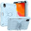 Étui pour iPad Mini 6 avec bandoulière blindé bleu 1