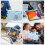Étui pour iPad Mini 6 avec bandoulière blindé bleu 2