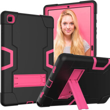 Étui pour iPad Pro 12.9" avec Support et Emplacement pour Stylet Noir et rose