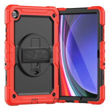 Étui pour Samsung Galaxy TAB A7 10.4" (T500) avec bandoulière Rouge