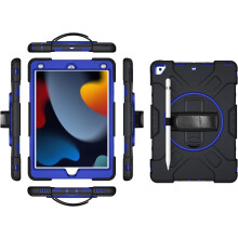 Étui pour iPad Pro 12.9" 2018/2020/2021 avec Support Rotatif Noir