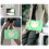 Étui pour Samsung Galaxy Tab A8 10.5" avec Bandoulière Vert 4