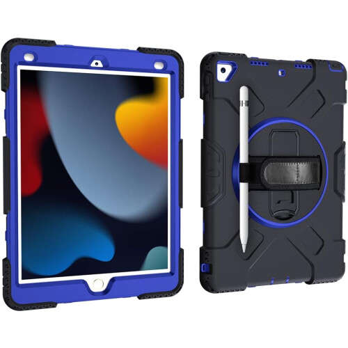 Étui pour iPad Pro 12.9" 2018/2020/2021 avec Support Rotatif Noir 1