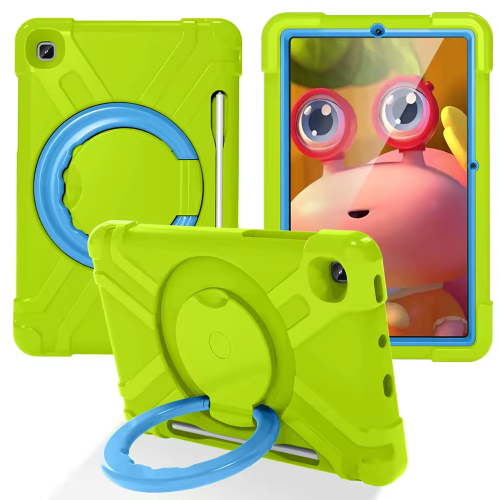Étui pour iPad Air4 10.9" Rotatif Support et Emplacement pour Stylet Vert