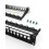 Enmane 12-Port Blank Patch Panel Geschirmt Schwarz 1