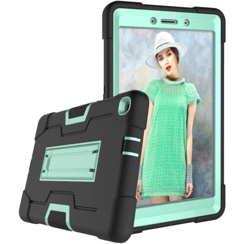Étui pour Samsung Tab A7 lite 8.7” Antichoc avec Support Noir 1