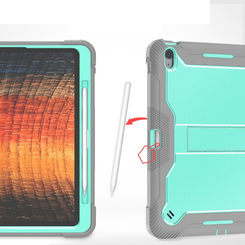Étui pour iPad 2/3/4 génération avec Support et Bandoulière Turquoise 2
