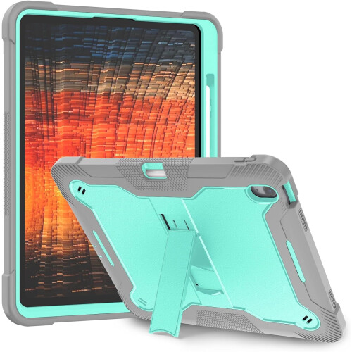 Étui pour iPad 2/3/4 génération avec Support et Bandoulière Turquoise 1