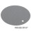 Dark Gray Silicone Kitchen Insulation Pad, 16.9cm Diameter 3