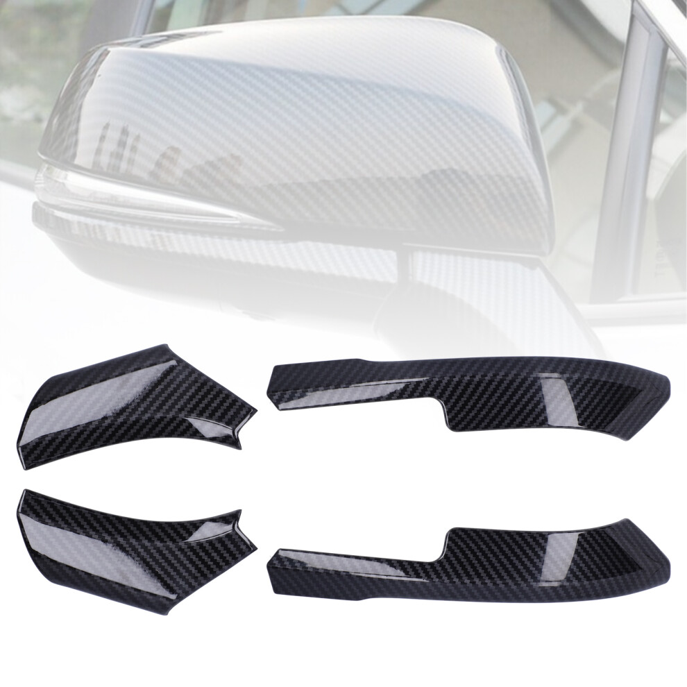 Carbon Fiber Style Rearview Mirror Cover Fit For Rav4 2019-2021 9411359377704
