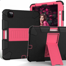 Étui pour iPad Air 4 10.9" avec Support et Emplacement pour Stylet Rose