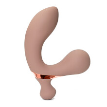 Vibratore Prostatico Discreto 10 Modalità di Vibrazione Impermeabile Marrone — massaggiatore prostata, sex toys uomo