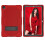 Étui pour Samsung Galaxy Tab A7 10.4" Robuste avec Support Rouge 4