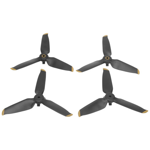 Upgrade Your FPV Drone with 2Pack Quick Release Gold Edge Props 1