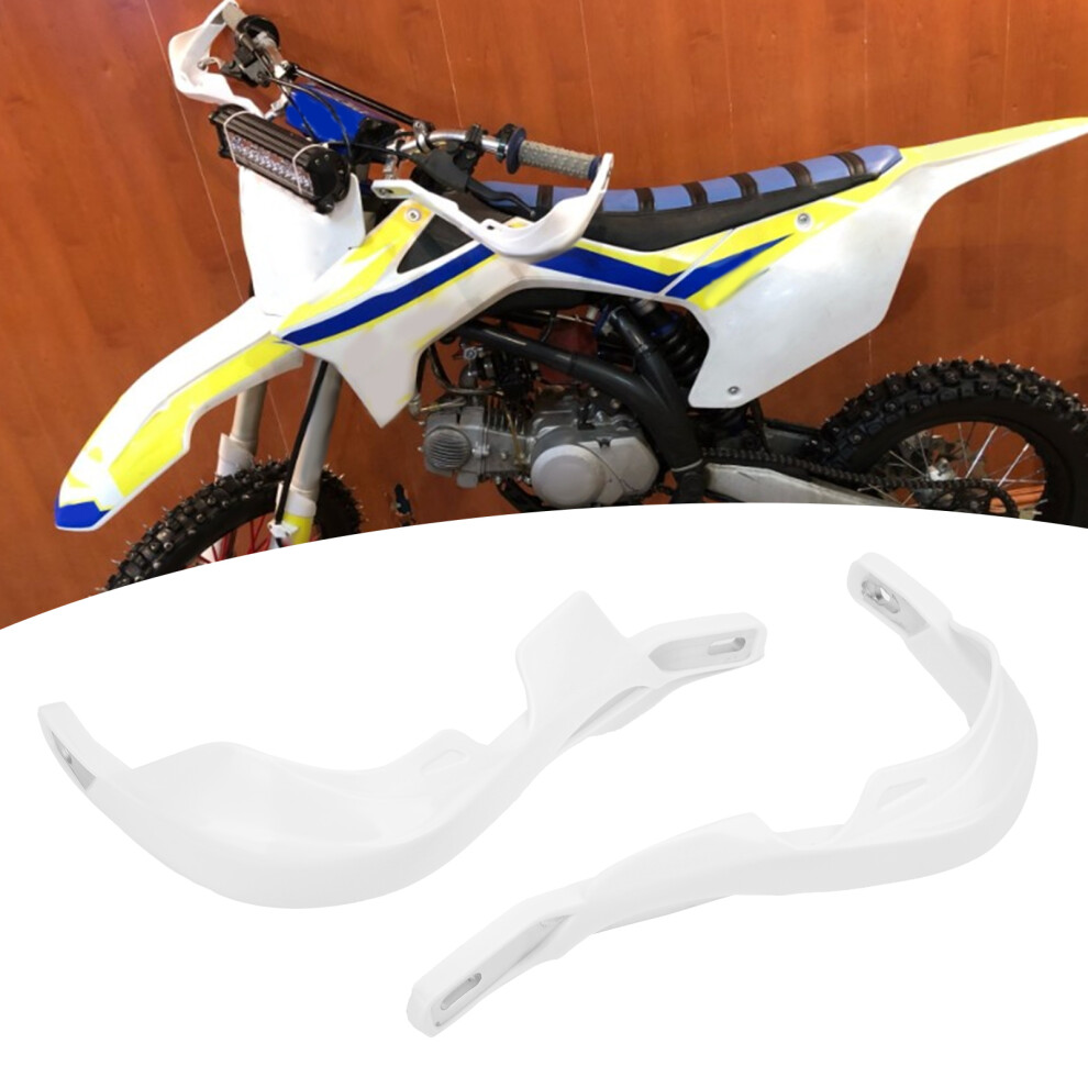 Universal Motorcycle Handlebar Hand Guard Protection 22Mm/28Mm White 7901359378211