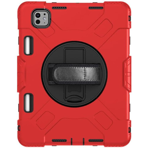 Funda para iPad Pro 12.9” con soporte y espacio para el lápiz rojo