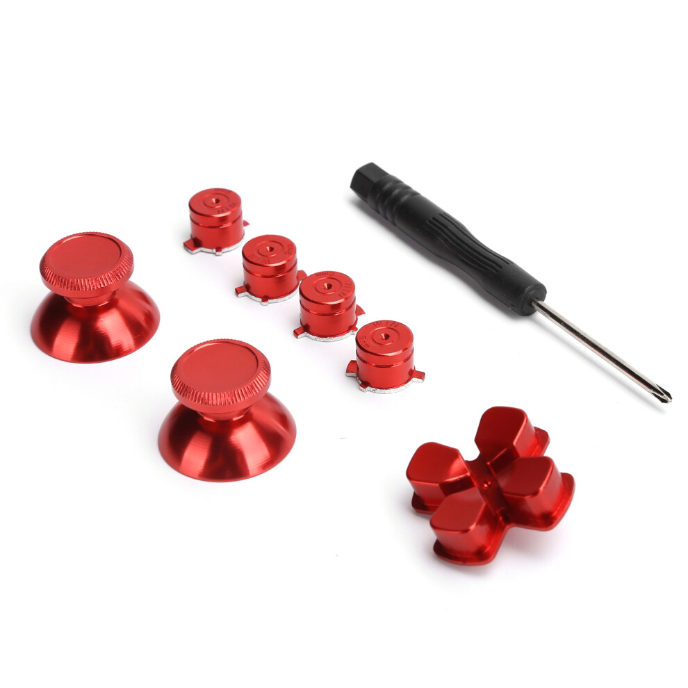 Metal Thumbstick Grip For Ps4 Controller, Aluminum Alloy, 30G Red 8161359379017