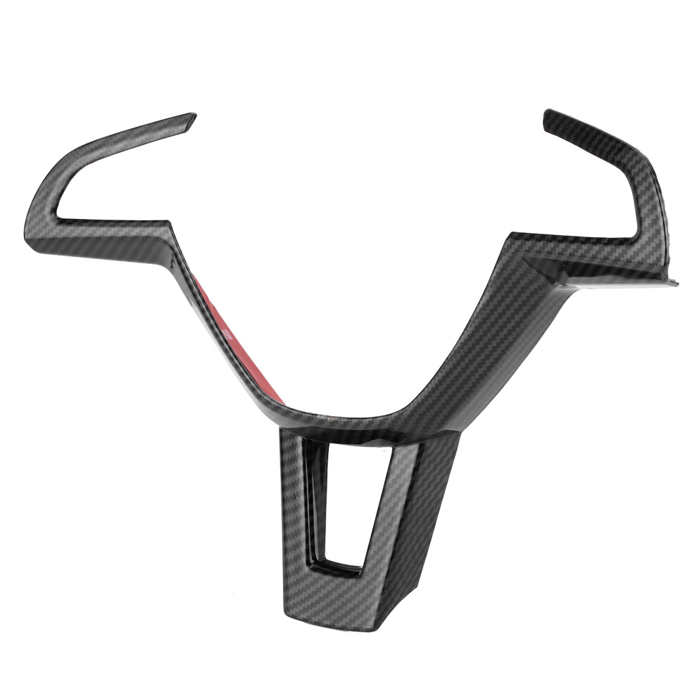Octavia 2016Â2019 Carbon Look Steering Wheel Bezel In Finish Black 3001359379554