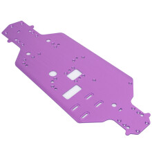 Aluminiumlegierung Chassis-Unterseite für 1/10 RC-Auto, Lila, 335x125mm