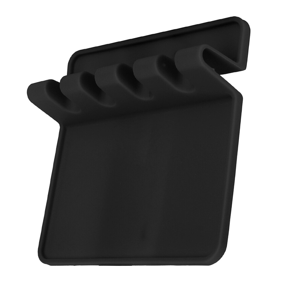 Food Grade Silicone Soup Spoon Mat, Multi-Function Kitchen Rack, 14x14x4cm-image-OPC-PMTPZHS-NEW